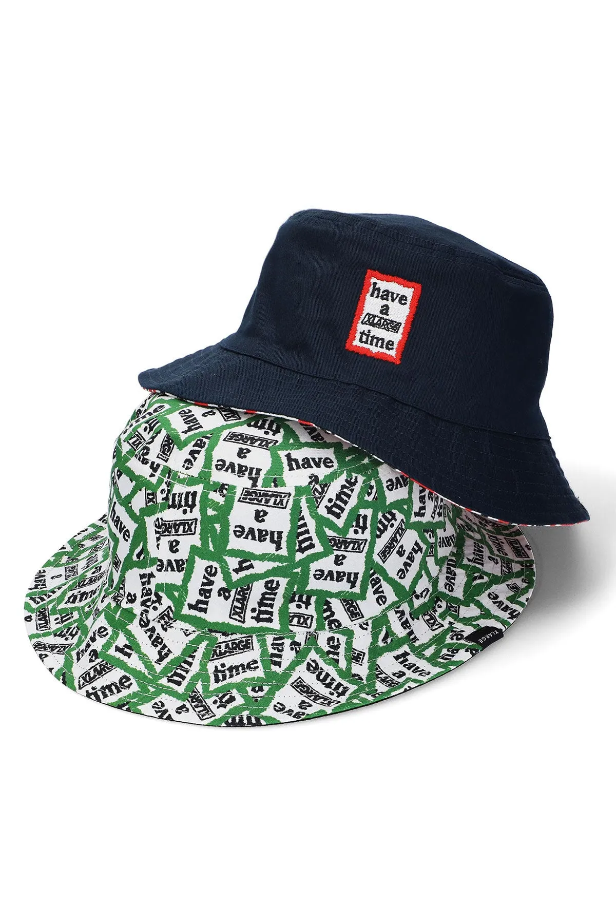Xlarge × have a good time Bucket - Red